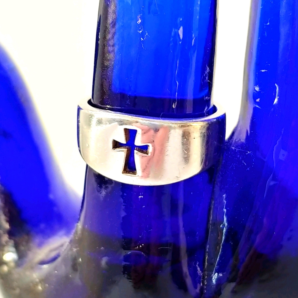 ❤James Avery Crosslet 925 Ring